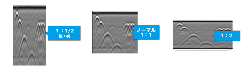 電磁波レーダ 鉄筋探査機 報告書作成ソフト Report Editor Advance