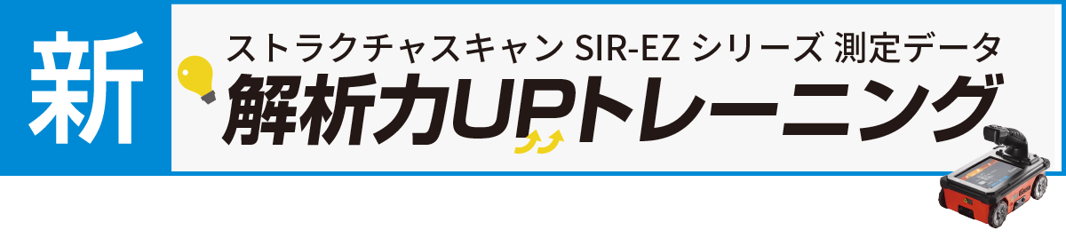 ストラクチャスキャン SIR-EZシリーズ 解析力UPトレーニング・セミナー