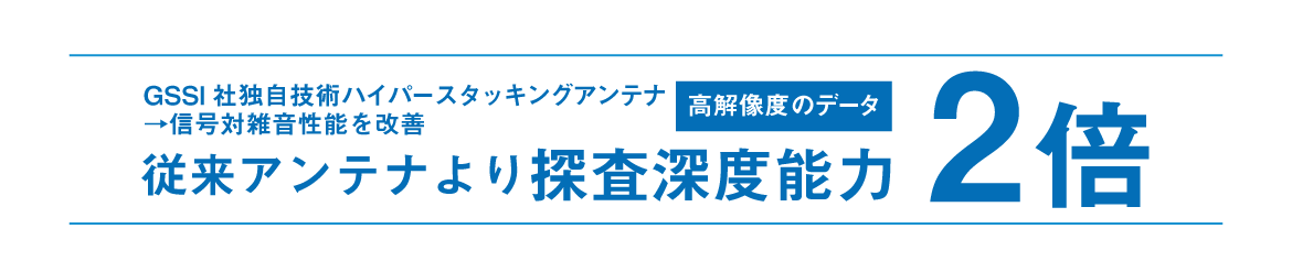 高深度地中レーダ 200HSアンテナ KEYTEC